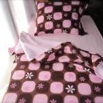 Girls Twin Fleece Bed Set : Pink &..