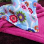 Toddler / Baby Fleece Blanket 'pink..