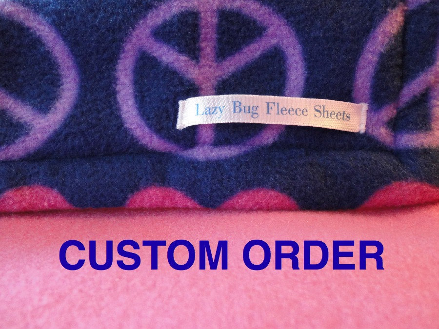 Custom Order: Your Choice Of Fleece Bedding / Blankets / Twin / Toddler / Playyard Sizes / Special Requests