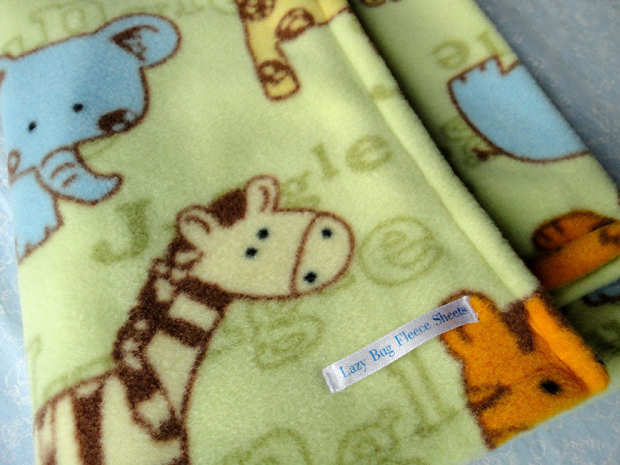 Fleece Toddler / Baby Blanket 'jungle Friends' Bug Hug For Boys & Girls