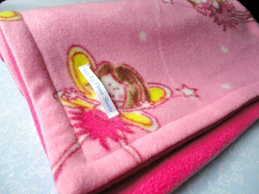 Fleece Toddler / Pink Baby Blanket 'dancing Fairies' Bug Hug For Girls
